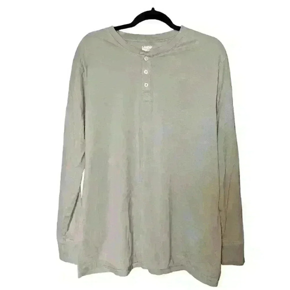 Lands' End‎ Sz XL Henley T-Shirt Gorpcorp Outdoor Casual Everyday Wear - Picture 1 of 11